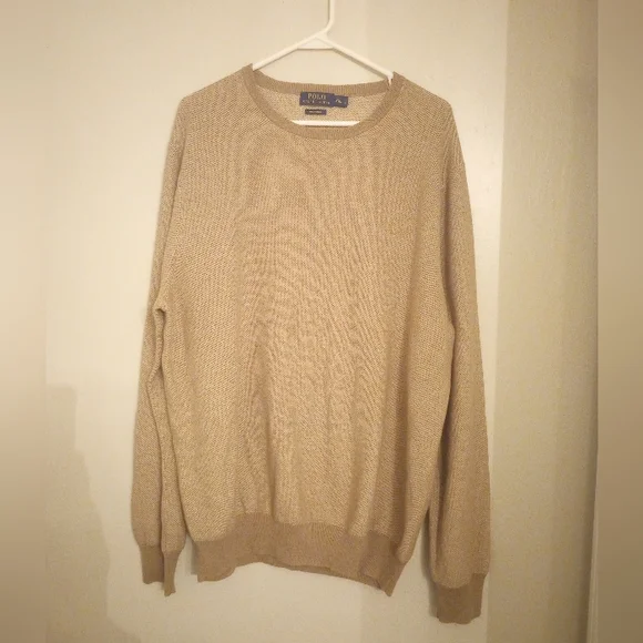 Polo Ralph Lauren men's long sleeve pullover pima cotton sweater - Picture 2 of 6